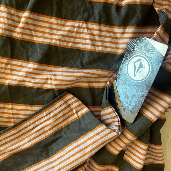 Volcom men’s striped shirt size XXL - Picture 5 of 6